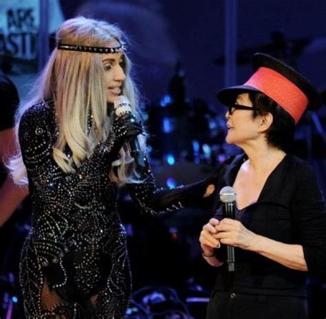 DL faves Lady Gaga and Yoko Ono